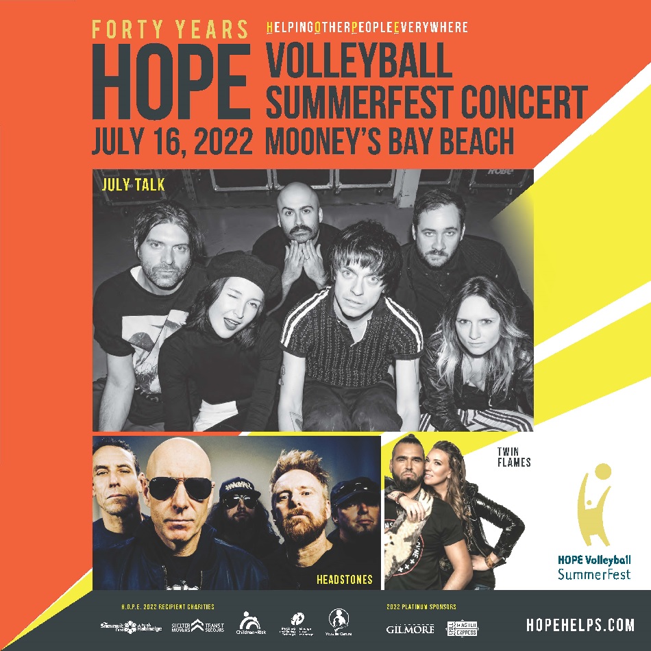 HOPE Volleyball Summerfest LiVE 88.5 Ottawa's Alternative Rock
